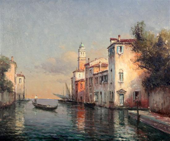 § Noel Bouvard (1912-1975) Sunset, Venice 18 x 22in.